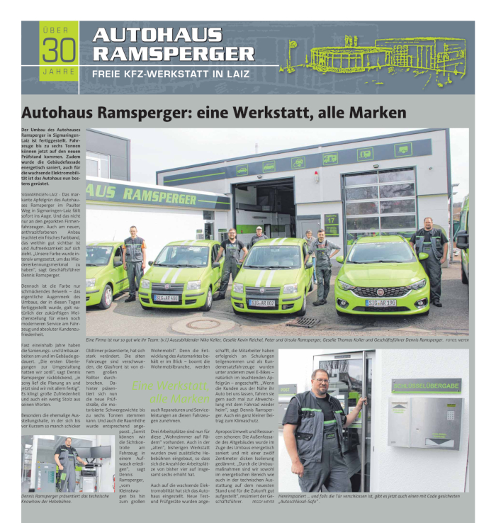 Autohaus Ramsperger - Umbau/Ausbau 2021